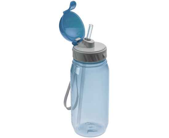 Бутылка для воды Aquarius, синяя, Цвет: синий, Объем: 400, Размер: диаметр 6