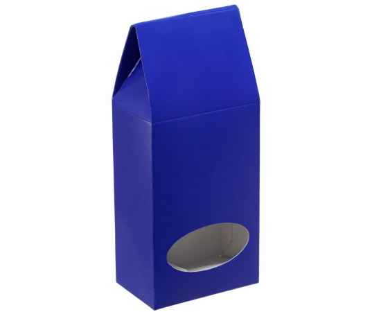 Коробка с окном English Breakfast, синяя, Цвет: синий, Размер: 8х4