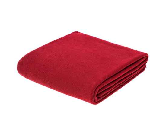 Флисовый плед Warm&Peace, красный, Цвет: красный, Размер: 100х140 см