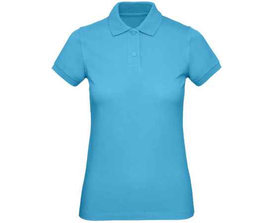 Рубашка поло женская Inspire, бирюзовая G_PW440705XS, Цвет: бирюзовый, Размер: XS