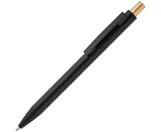 Ручка шариковая Chromatic, черная с золотистым, Цвет: золотистый, Размер: 14