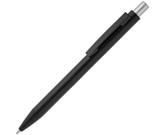 Ручка шариковая Chromatic, черная с серебристым, Цвет: серебристый, Размер: 14