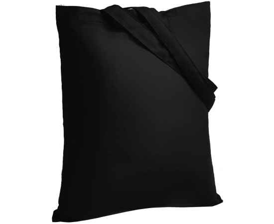 Холщовая сумка Neat 140, черная, Цвет: черный, Размер: 35х40 см