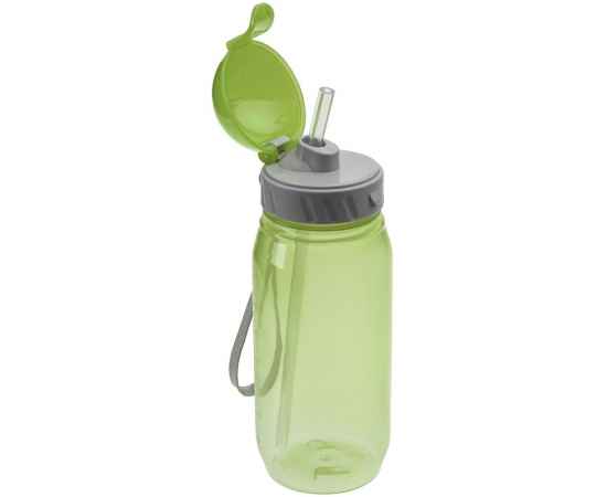 Бутылка для воды Aquarius, зеленая, Цвет: зеленый, Объем: 400, Размер: диаметр 6