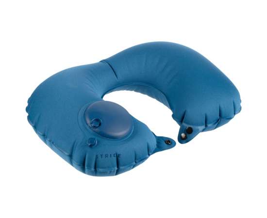 Дорожная подушка Pumpe, синяя, Цвет: синий, Размер: подушка: 40х28x14 с
