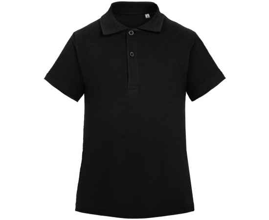 Рубашка поло детская Virma Kids, черная G_11575.305, Цвет: черный, Размер: 6 лет (106-116 см)