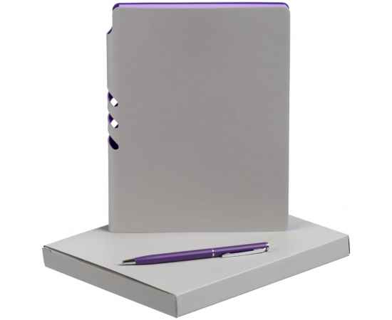 Набор Flexpen, серебристо-фиолетовый, Цвет: фиолетовый, серебристый, Размер: 16х21х2 см