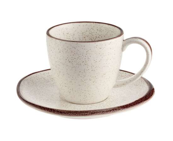 Чайная пара Grainy, Объем: 200, Размер: чашка: диаметр 8 см