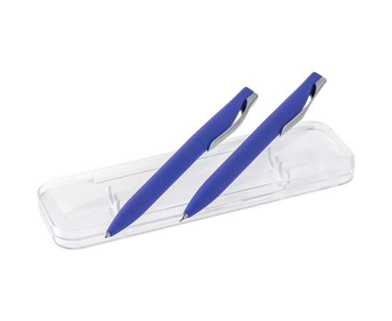 Набор Pin Soft Touch: ручка и карандаш, синий, Цвет: синий, Размер: ручка и карандаш: 14