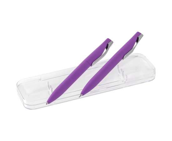 Набор Pin Soft Touch: ручка и карандаш, фиолетовый, Цвет: фиолетовый, Размер: ручка и карандаш: 14