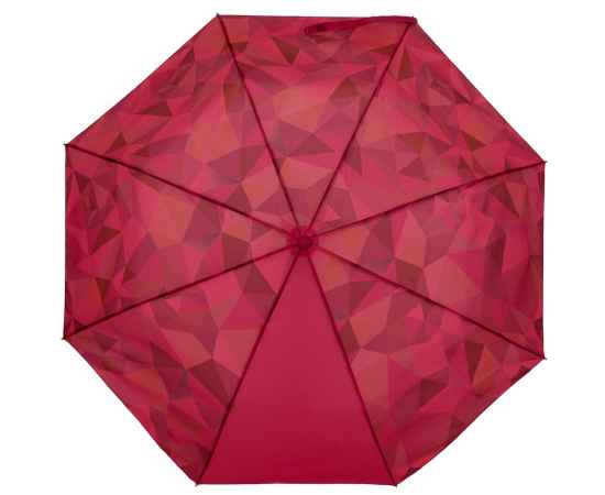 Складной зонт Gems, красный, Цвет: красный, Размер: диаметр купола 100 с
