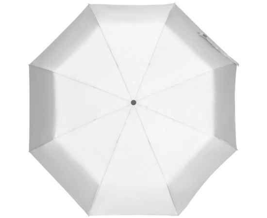 Зонт складной Manifest со светоотражающим куполом, серый, Цвет: серый, Размер: Длина 67 см