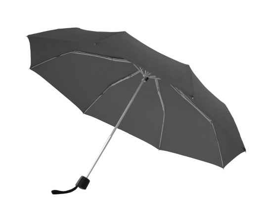 Зонт складной Fiber Alu Light, черный, Цвет: черный, Размер: длина 53 см