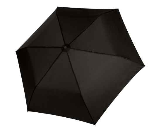 Зонт складной Zero 99, черный, Цвет: черный, Размер: длина 49 см