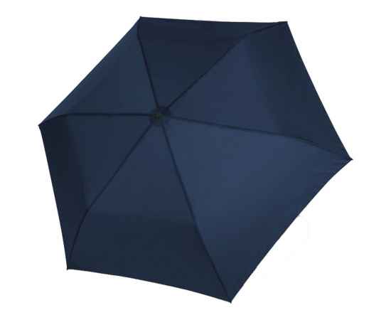 Зонт складной Zero 99, синий, Цвет: синий, Размер: длина 49 см
