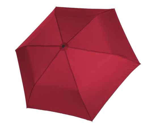 Зонт складной Zero 99, красный, Цвет: красный, Размер: длина 49 см