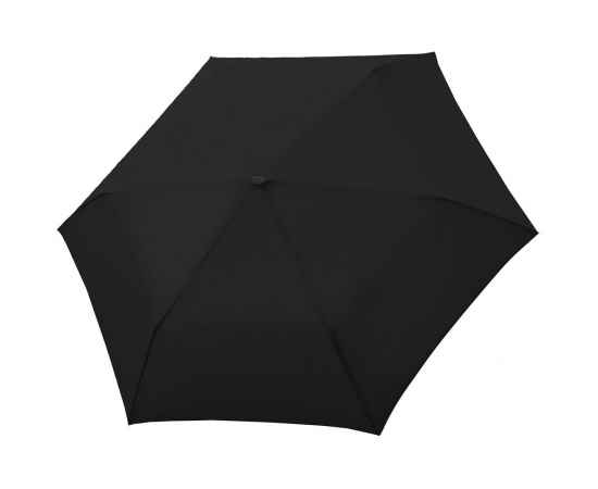 Зонт складной Carbonsteel Slim, черный, Цвет: черный, Размер: длина 51 см
