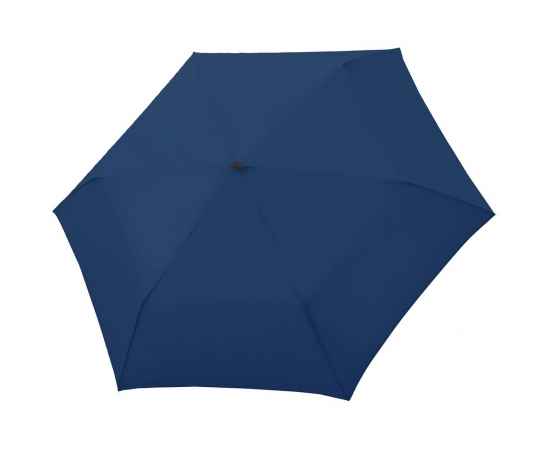 Зонт складной Carbonsteel Slim, темно-синий, Цвет: темно-синий, Размер: длина 51 см