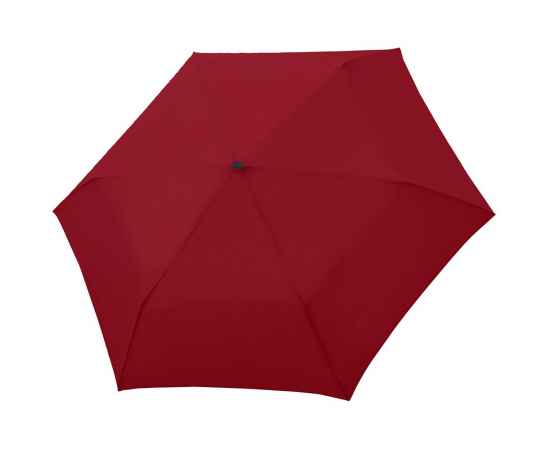 Зонт складной Carbonsteel Slim, красный, Цвет: красный, Размер: длина 51 см
