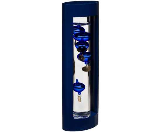 Термометр «Галилео» в деревянном корпусе, синий, Размер: 30х10х6,5 см, упаковка 35х13,1х9,9 см см