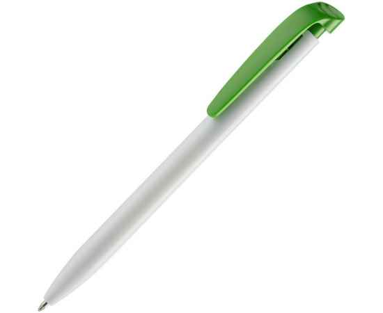 Ручка шариковая Favorite, белая с зеленым, Цвет: зеленый, Размер: 13