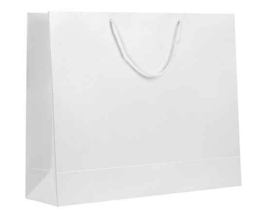 Пакет бумажный «Блеск», большой, белый, Цвет: белый, Размер: 43х35х12 см