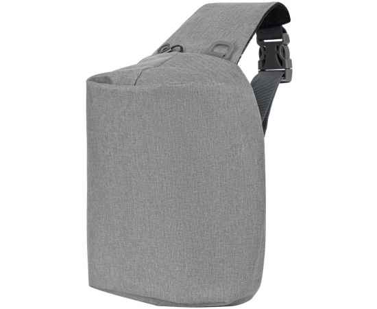 Рюкзак на одно плечо Tweed, серый, Цвет: серый, Размер: 24х34х13 см