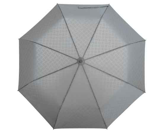 Зонт складной Hard Work, серый, Цвет: серый, Размер: длина 57 с