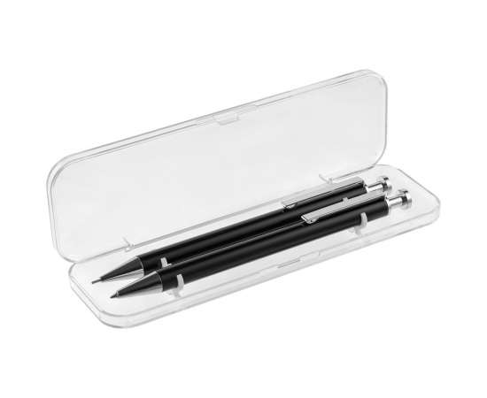 Набор Attribute: ручка и карандаш, черный, Цвет: черный, Размер: ручка и карандаш: 14х0
