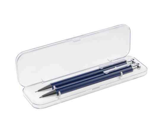 Набор Attribute: ручка и карандаш, синий, Цвет: синий, Размер: ручка и карандаш: 14х0