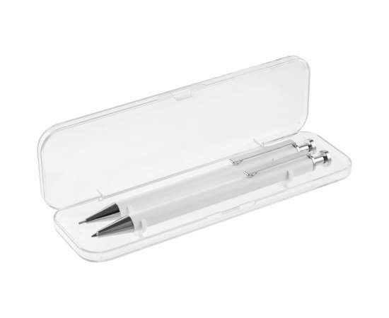 Набор Attribute: ручка и карандаш, белый, Цвет: белый, Размер: ручка и карандаш: 14х0