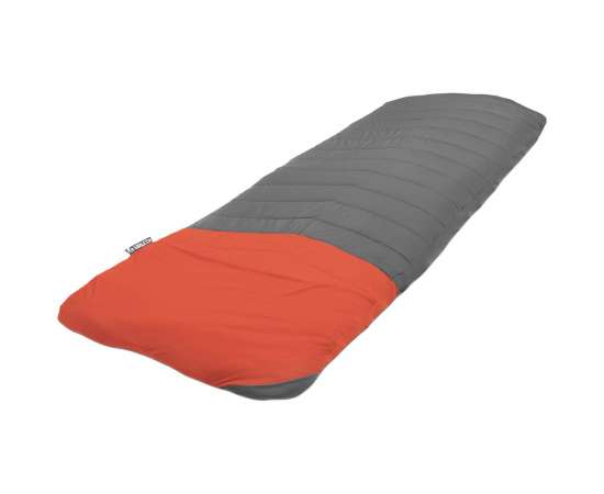 Чехол для туристического коврика Quilted V Sheet, серо-оранжевый, Цвет: серый, Размер: 54х183 с