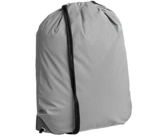 Рюкзак-мешок Manifest из светоотражающей ткани, серый, Цвет: серый, Размер: 34x41 см