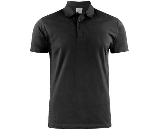 Рубашка поло мужская Surf, черная G_1546.301, Цвет: черный, Размер: S