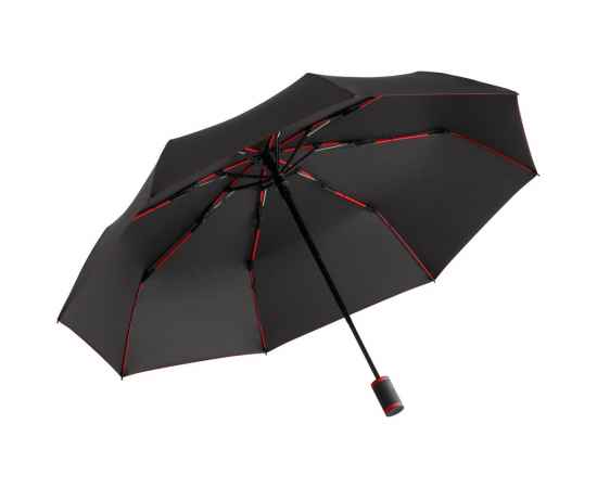 Зонт складной AOC Mini с цветными спицами, красный, Цвет: красный, Размер: длина 57 см
