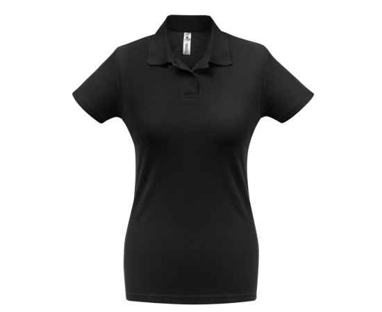 Рубашка поло женская ID.001 черная G_PWI11002XS, Цвет: черный, Размер: XS