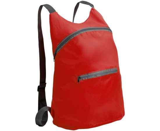 Складной рюкзак Barcelona, красный, Цвет: красный, Размер: в сложенном виде: 17x9