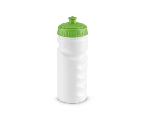 Бутылка для велосипеда Lowry, белая с зеленым, Цвет: зеленый, Размер: диаметр 6