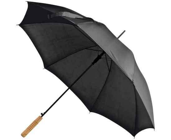 Зонт-трость Lido, черный, Цвет: черный, Размер: диаметр купола 104 см