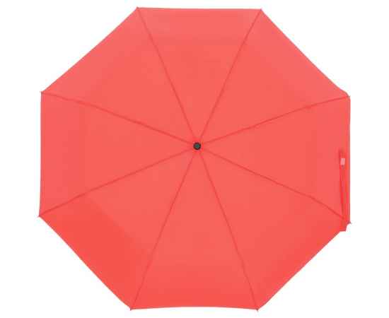 Зонт складной Manifest Color со светоотражающим куполом, красный, Цвет: красный, Размер: длина 55 см