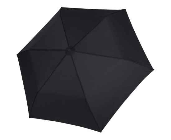Зонт складной Zero Large, черный, Цвет: черный, Размер: диаметр купола 100 с