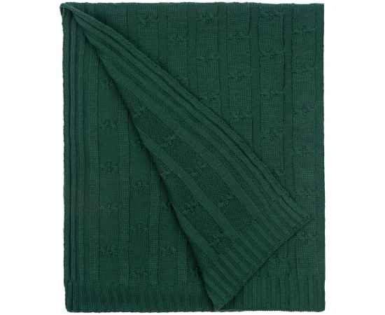 Плед Trenza, зеленый, Цвет: зеленый, Размер: 110х170 с