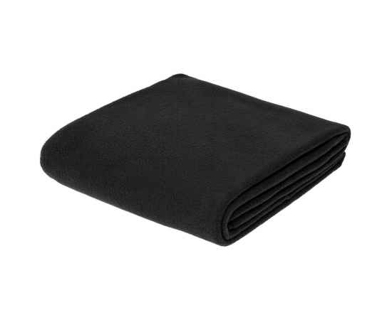 Флисовый плед Warm&Peace XL, черный, Цвет: черный, Размер: 200х145 см