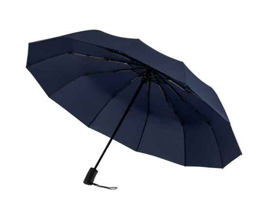 Зонт складной Fiber Magic Major, темно-синий, Цвет: темно-синий, Размер: диаметр купола 109 с