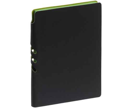 Ежедневник Flexpen Black, недатированный, черный с зеленым G_13087.39, Цвет: зеленый, Размер: 15