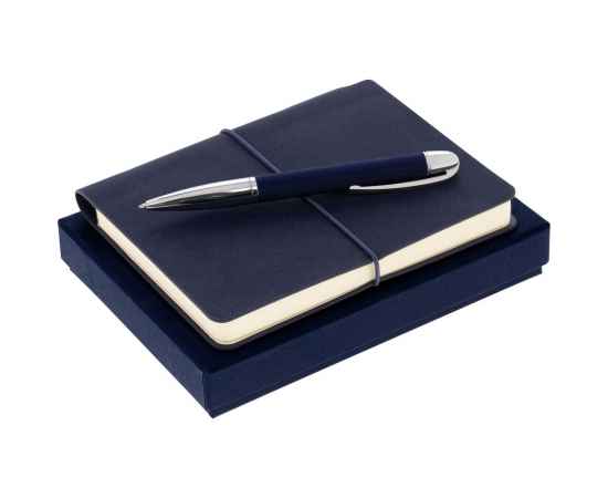 Набор Business Diary Mini, синий, Цвет: синий, Размер: 17х13х2
