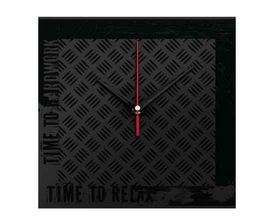 Часы Hard Work Black, Размер: 28х28 см