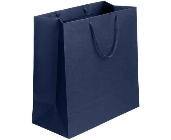 Пакет бумажный Porta L, темно-синий, Цвет: темно-синий, Размер: 35x35x16 см