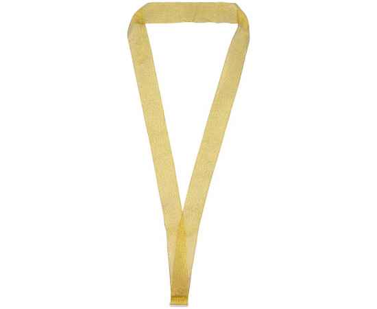 Лента для медали с пряжкой Ribbon, золотистая, Цвет: золотистый, Размер: 45х2