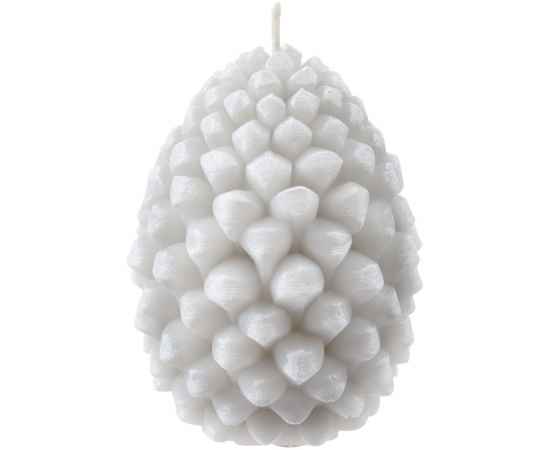 Свеча Homemate Cone, серая, Цвет: серый, Размер: высота 11 с